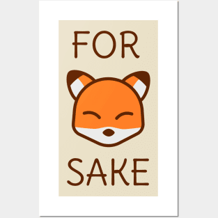 Funny Fox Pun Posters and Art